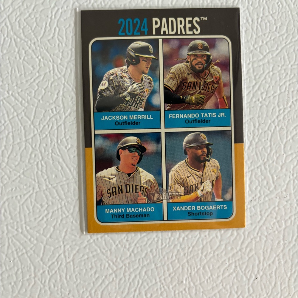 2024 San Diego Padres Topps Baseball Card
